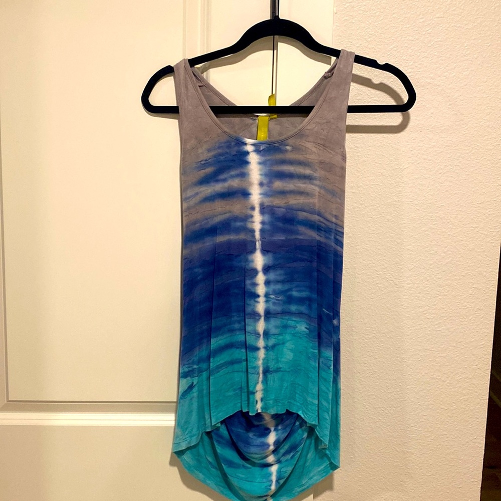 Blue Tye Dye tank by Green Dragon
